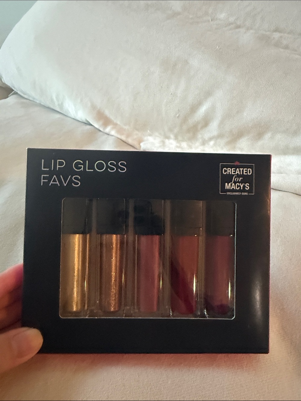 Macy's Lip Gloss Favs Set - Gold, Rose, Mauve, Pink